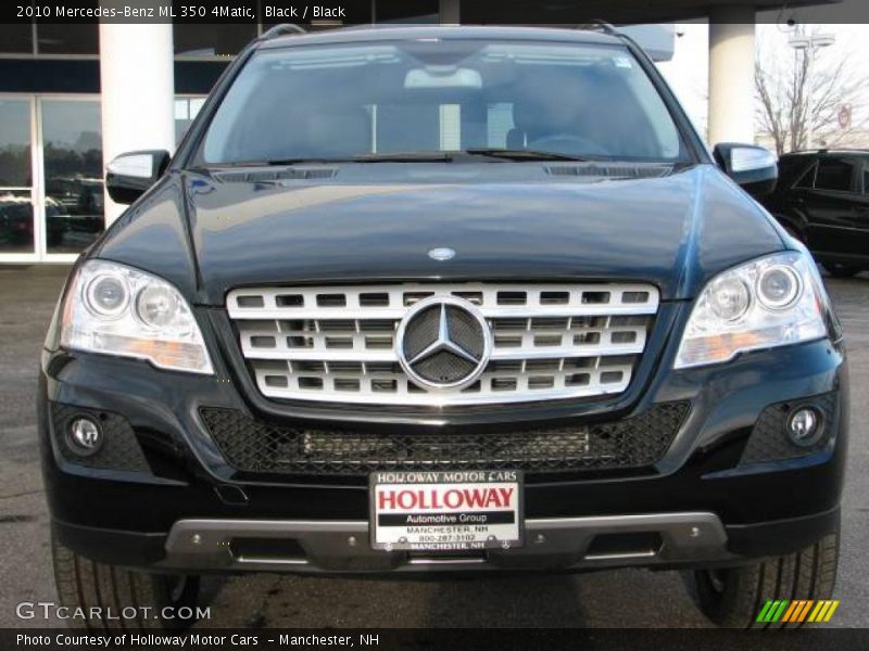 Black / Black 2010 Mercedes-Benz ML 350 4Matic
