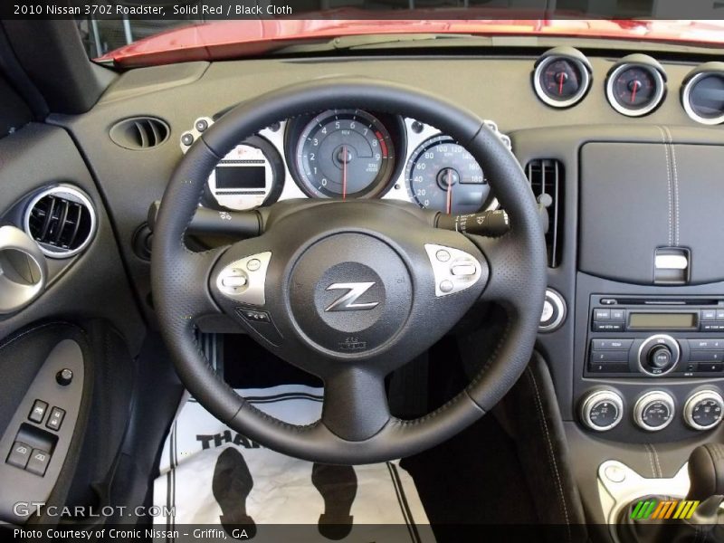 Solid Red / Black Cloth 2010 Nissan 370Z Roadster