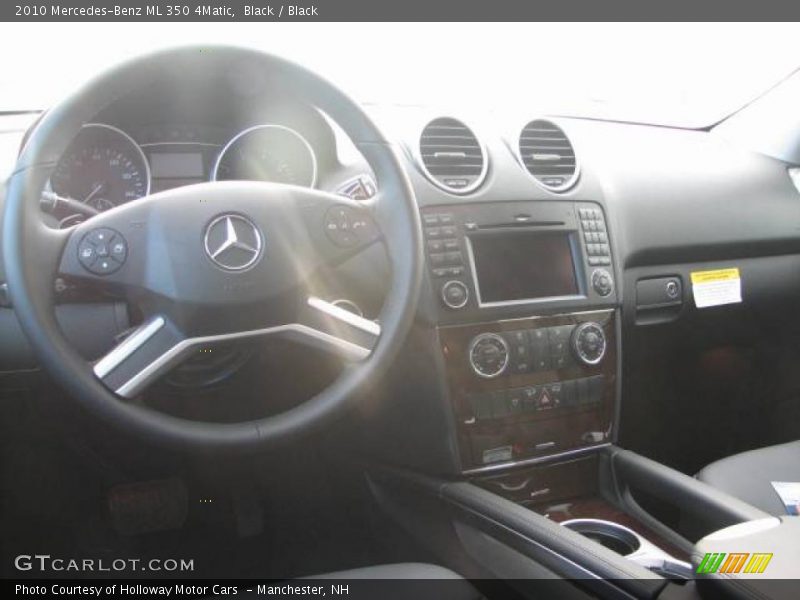 Black / Black 2010 Mercedes-Benz ML 350 4Matic