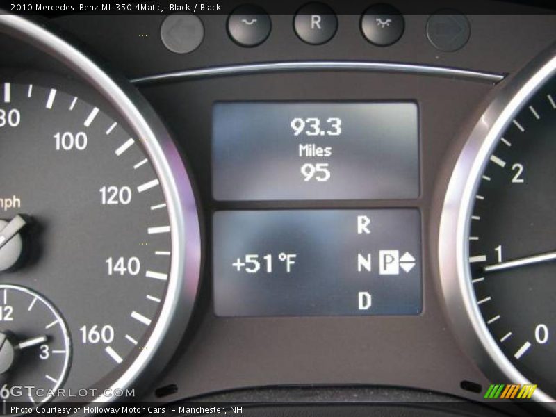 Black / Black 2010 Mercedes-Benz ML 350 4Matic