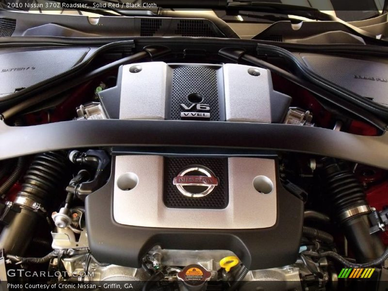 Solid Red / Black Cloth 2010 Nissan 370Z Roadster