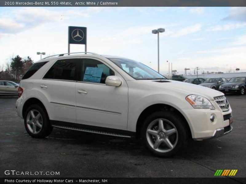 Arctic White / Cashmere 2010 Mercedes-Benz ML 550 4Matic