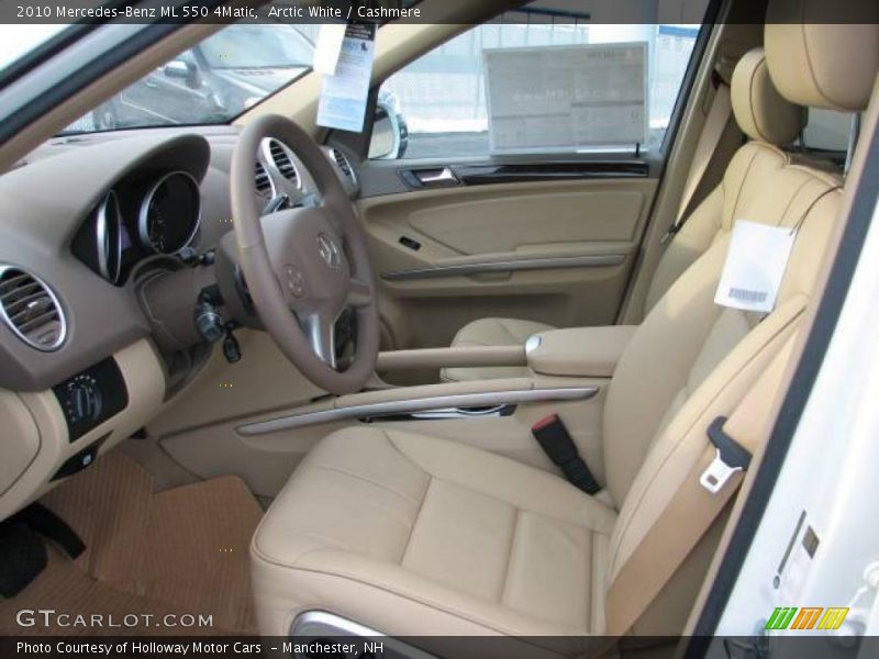 Arctic White / Cashmere 2010 Mercedes-Benz ML 550 4Matic