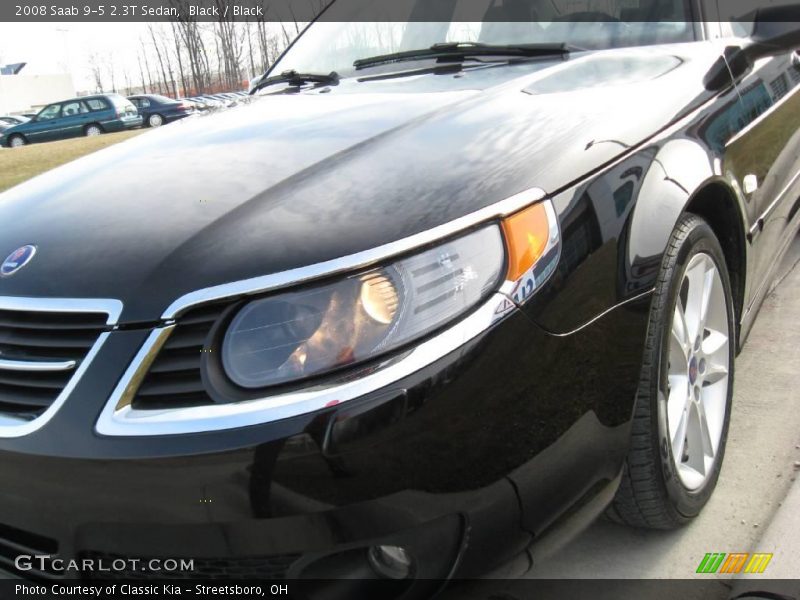 Black / Black 2008 Saab 9-5 2.3T Sedan