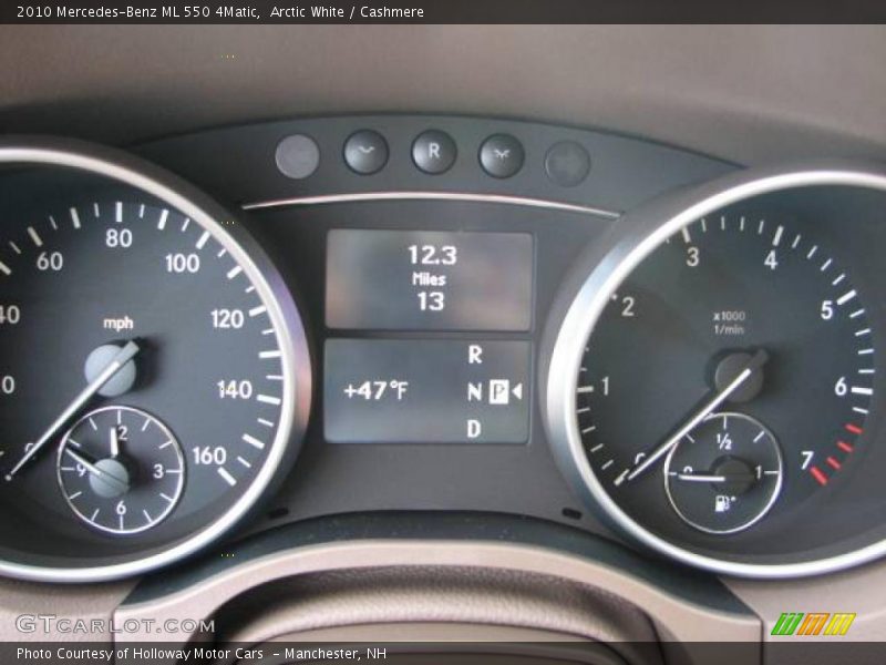 Arctic White / Cashmere 2010 Mercedes-Benz ML 550 4Matic