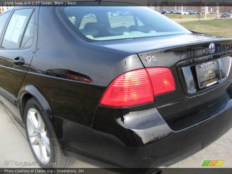 Black / Black 2008 Saab 9-5 2.3T Sedan