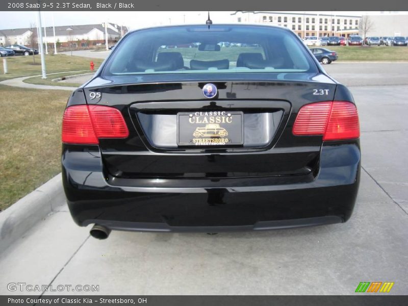Black / Black 2008 Saab 9-5 2.3T Sedan
