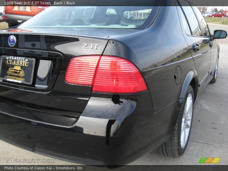 Black / Black 2008 Saab 9-5 2.3T Sedan