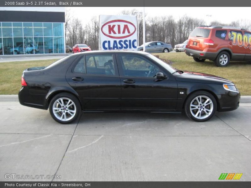 Black / Black 2008 Saab 9-5 2.3T Sedan