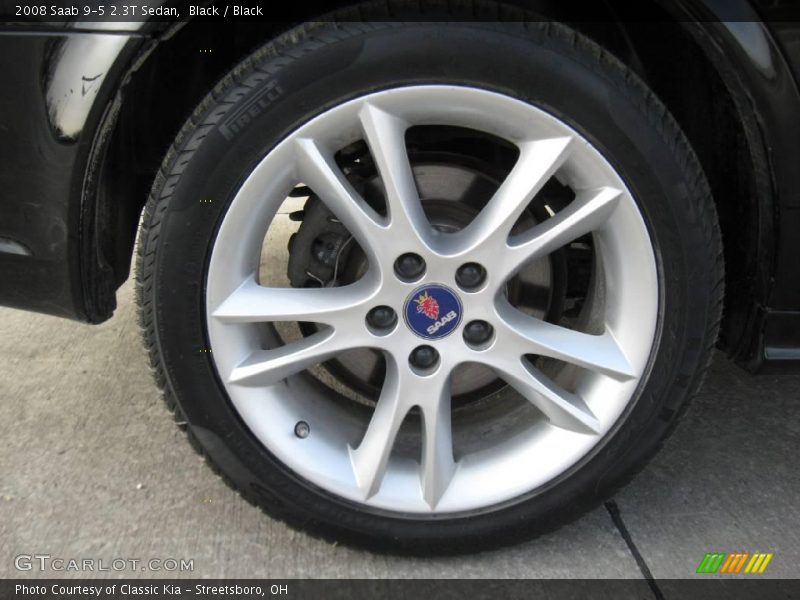 Black / Black 2008 Saab 9-5 2.3T Sedan