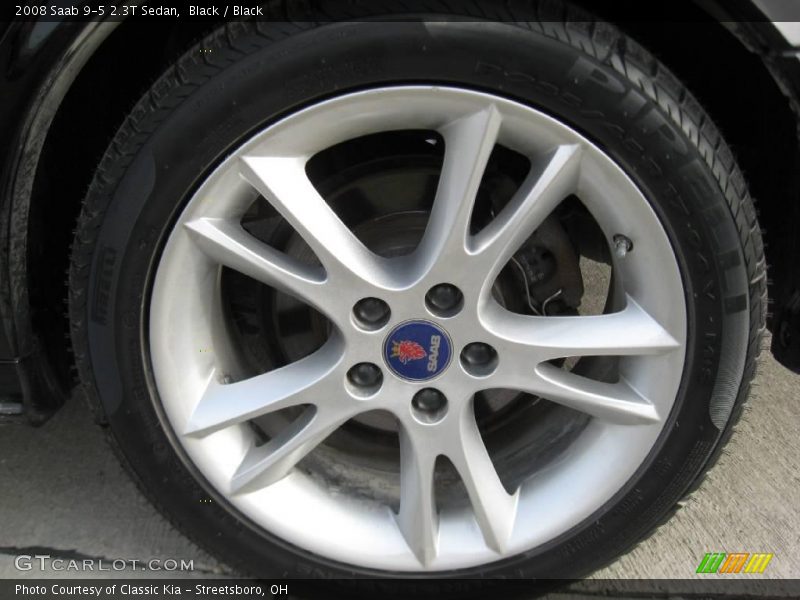 Black / Black 2008 Saab 9-5 2.3T Sedan