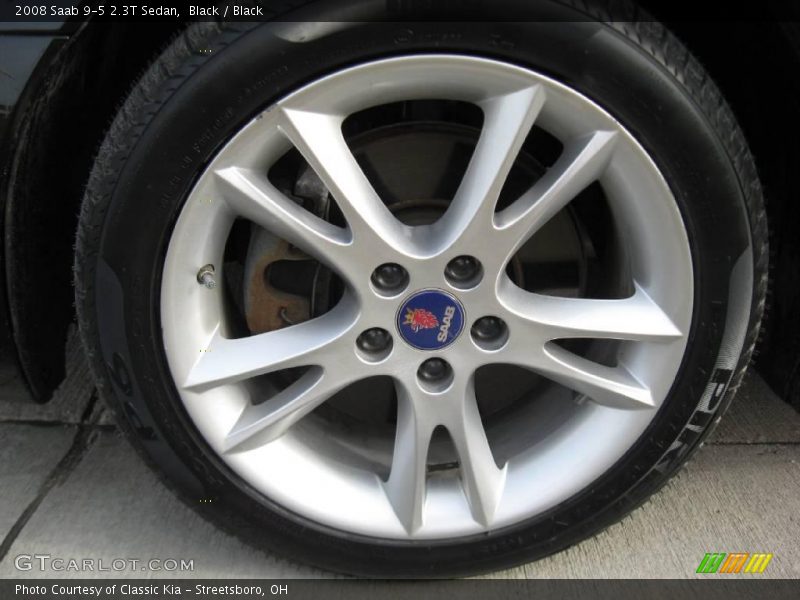 Black / Black 2008 Saab 9-5 2.3T Sedan