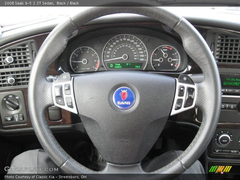 Black / Black 2008 Saab 9-5 2.3T Sedan