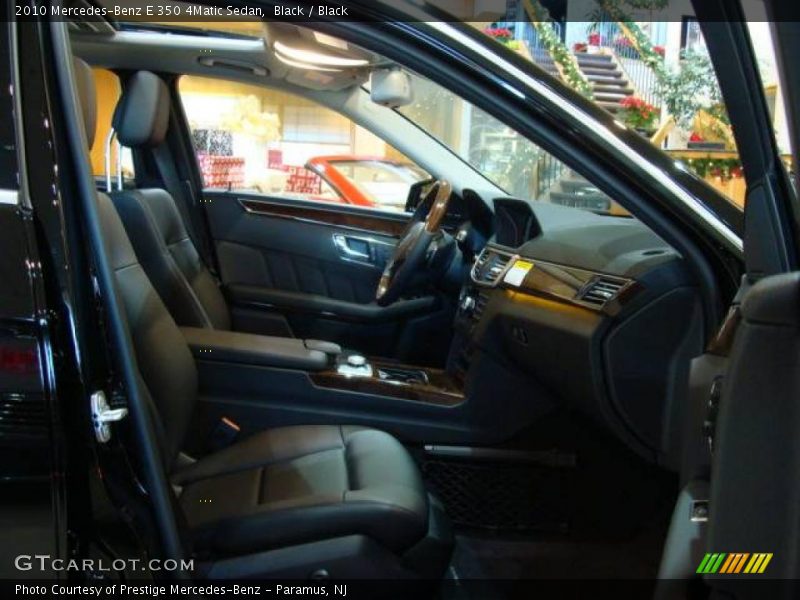 Black / Black 2010 Mercedes-Benz E 350 4Matic Sedan