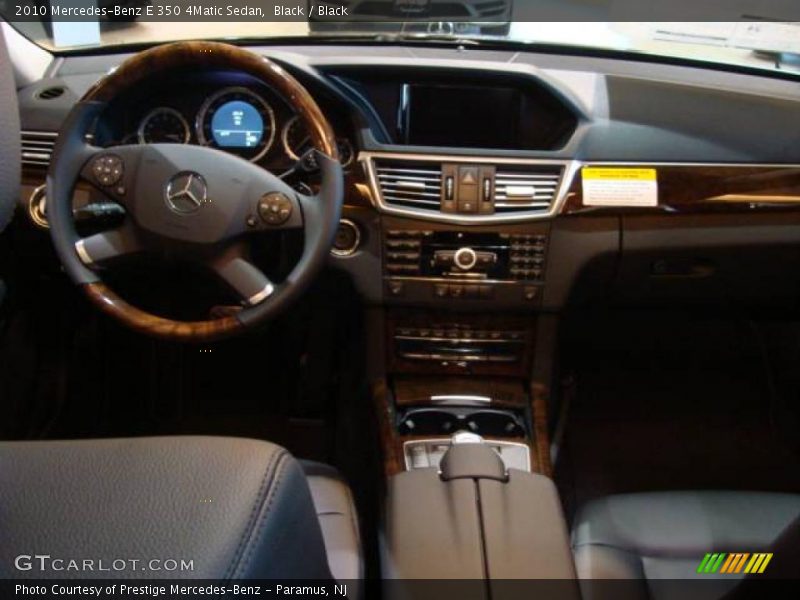 Black / Black 2010 Mercedes-Benz E 350 4Matic Sedan