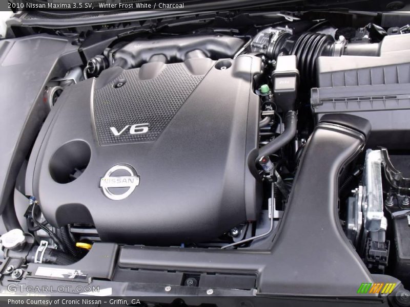 Winter Frost White / Charcoal 2010 Nissan Maxima 3.5 SV
