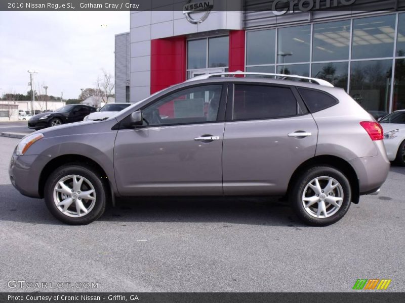 Gotham Gray / Gray 2010 Nissan Rogue SL
