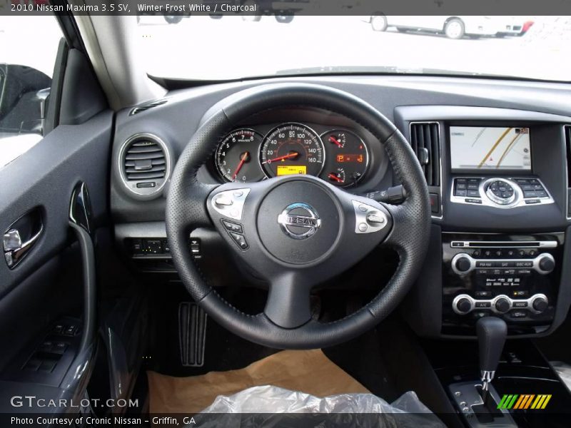 Winter Frost White / Charcoal 2010 Nissan Maxima 3.5 SV