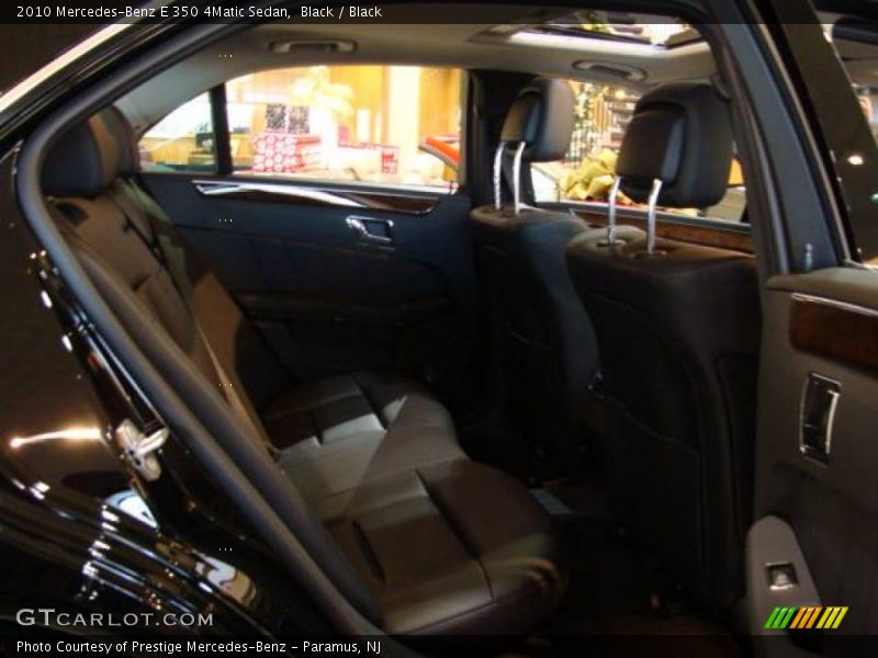 Black / Black 2010 Mercedes-Benz E 350 4Matic Sedan