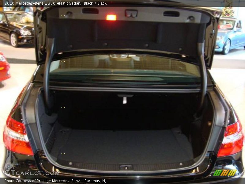 Black / Black 2010 Mercedes-Benz E 350 4Matic Sedan