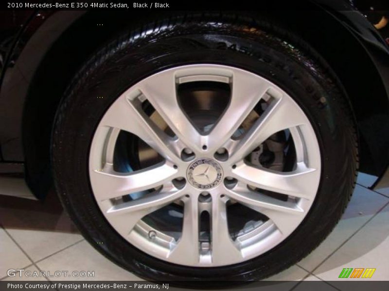 Black / Black 2010 Mercedes-Benz E 350 4Matic Sedan