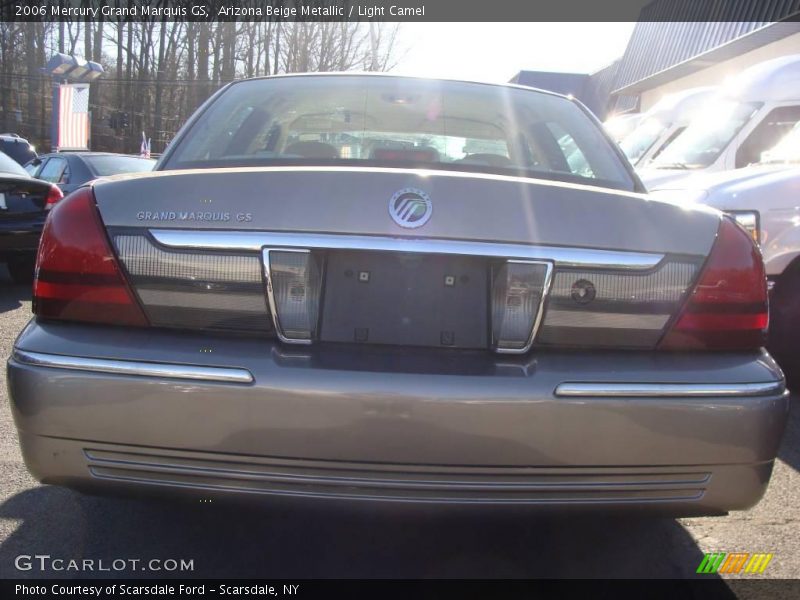 Arizona Beige Metallic / Light Camel 2006 Mercury Grand Marquis GS