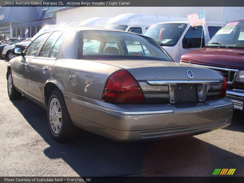 Arizona Beige Metallic / Light Camel 2006 Mercury Grand Marquis GS