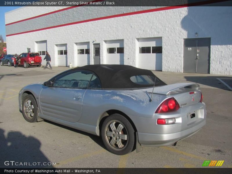 Sterling Silver Metallic / Black 2001 Mitsubishi Eclipse Spyder GT