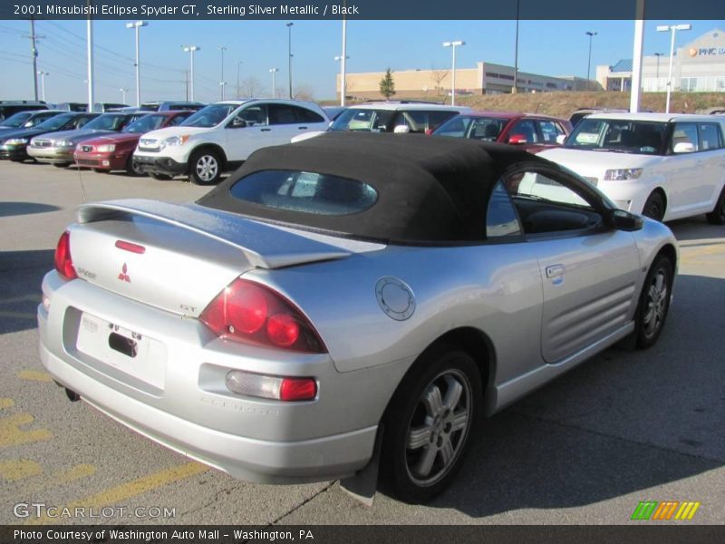 Sterling Silver Metallic / Black 2001 Mitsubishi Eclipse Spyder GT
