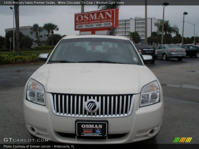 White Chocolate Tri Coat / Medium Light Stone 2009 Mercury Sable Premier Sedan