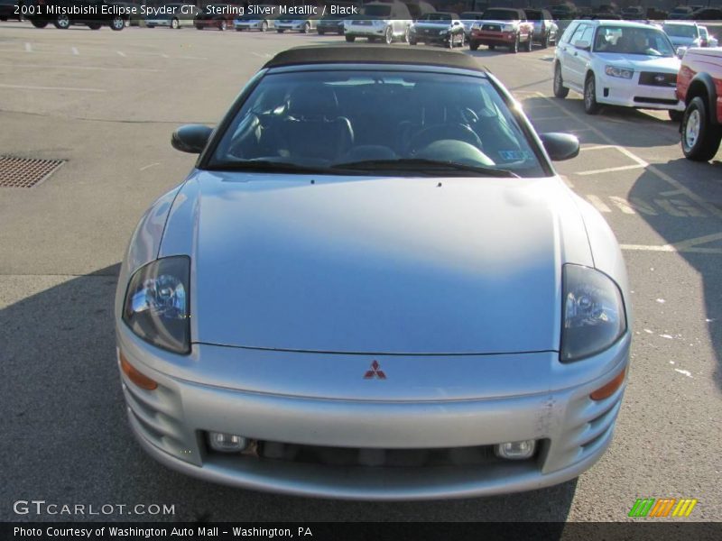 Sterling Silver Metallic / Black 2001 Mitsubishi Eclipse Spyder GT