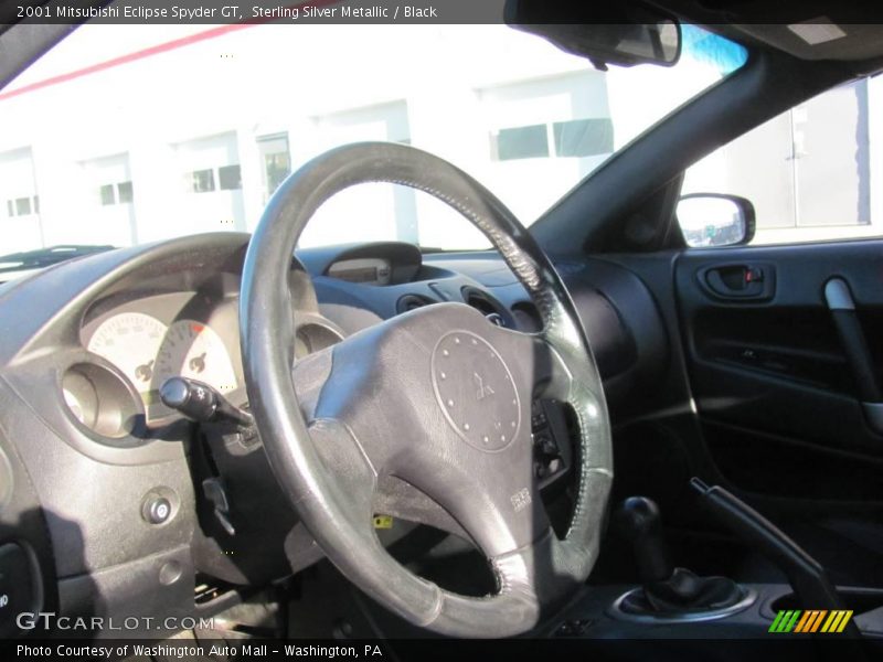 Sterling Silver Metallic / Black 2001 Mitsubishi Eclipse Spyder GT