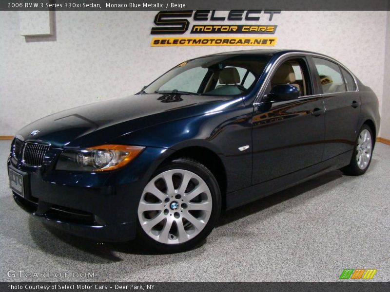 Monaco Blue Metallic / Beige 2006 BMW 3 Series 330xi Sedan