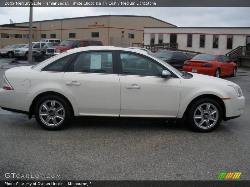 White Chocolate Tri Coat / Medium Light Stone 2009 Mercury Sable Premier Sedan