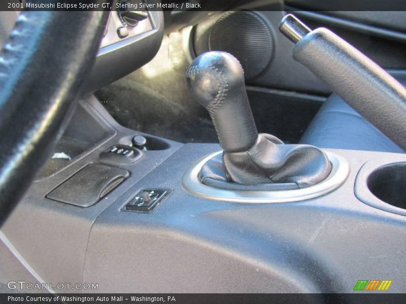 Sterling Silver Metallic / Black 2001 Mitsubishi Eclipse Spyder GT