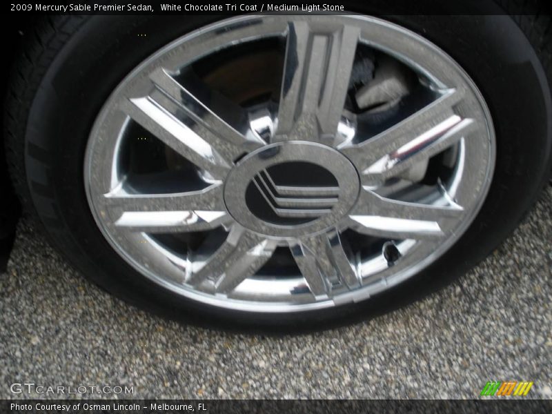 White Chocolate Tri Coat / Medium Light Stone 2009 Mercury Sable Premier Sedan