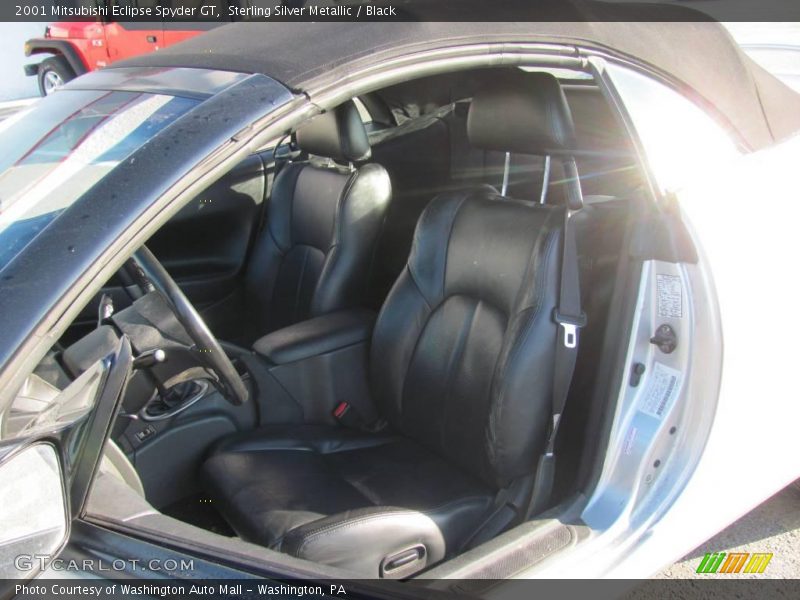 Sterling Silver Metallic / Black 2001 Mitsubishi Eclipse Spyder GT