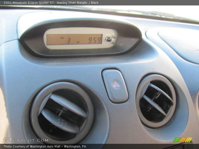 Sterling Silver Metallic / Black 2001 Mitsubishi Eclipse Spyder GT