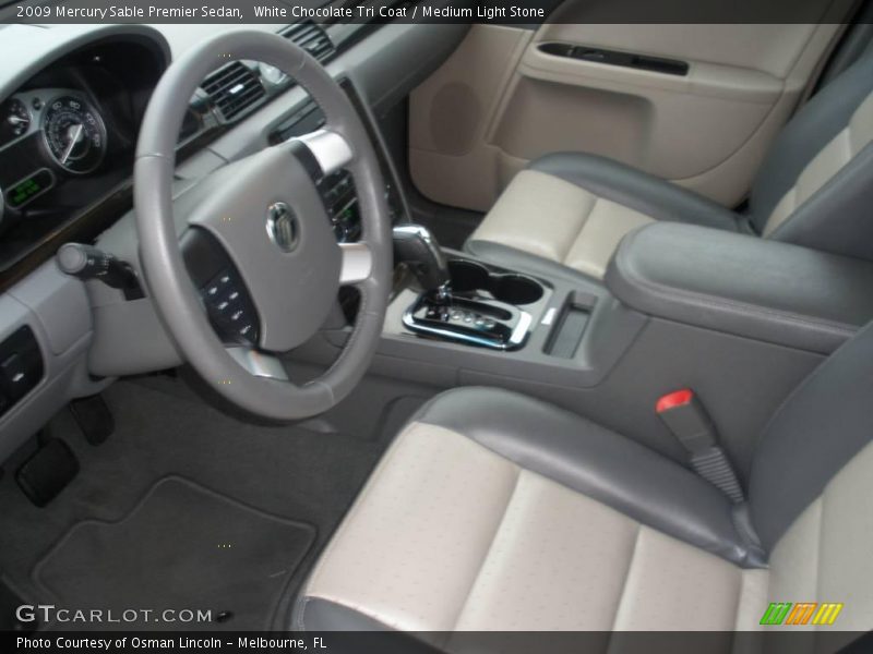 White Chocolate Tri Coat / Medium Light Stone 2009 Mercury Sable Premier Sedan