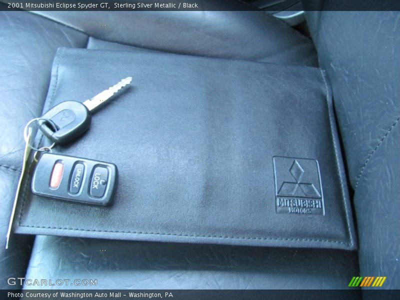 Sterling Silver Metallic / Black 2001 Mitsubishi Eclipse Spyder GT