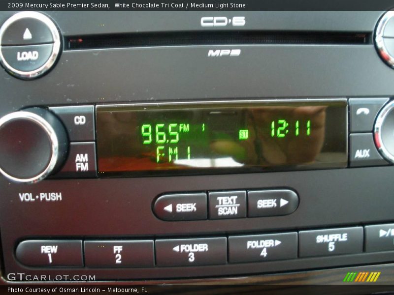 White Chocolate Tri Coat / Medium Light Stone 2009 Mercury Sable Premier Sedan