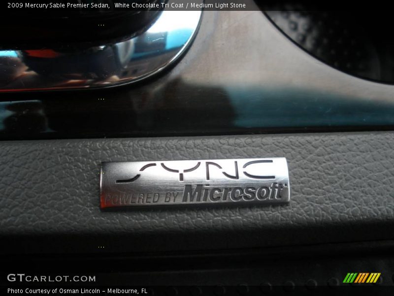 White Chocolate Tri Coat / Medium Light Stone 2009 Mercury Sable Premier Sedan