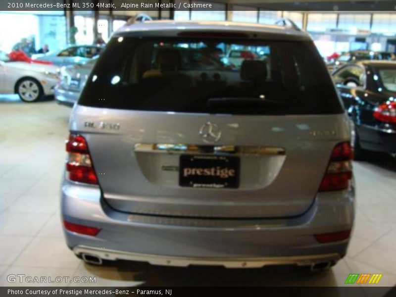 Alpine Rain Metallic / Cashmere 2010 Mercedes-Benz ML 350 4Matic