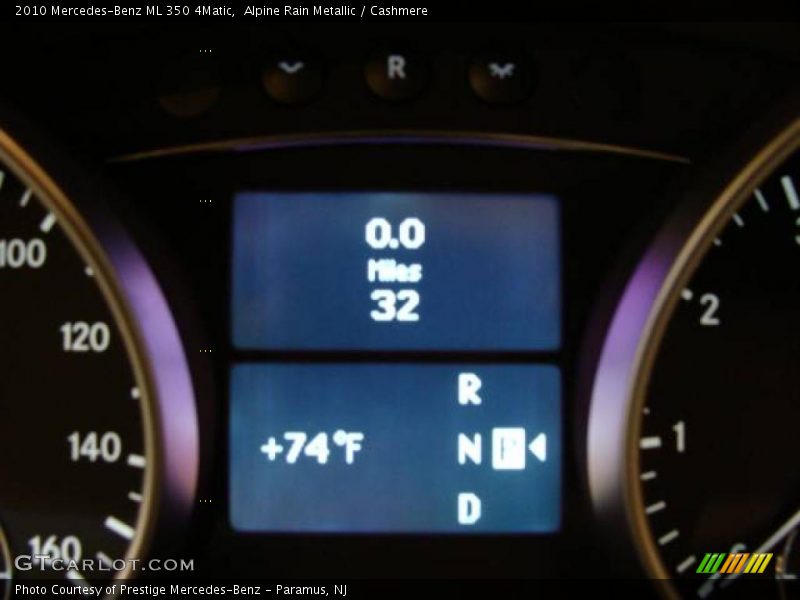 Alpine Rain Metallic / Cashmere 2010 Mercedes-Benz ML 350 4Matic