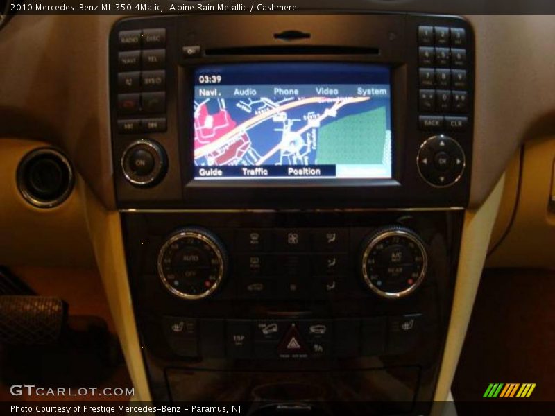 Alpine Rain Metallic / Cashmere 2010 Mercedes-Benz ML 350 4Matic