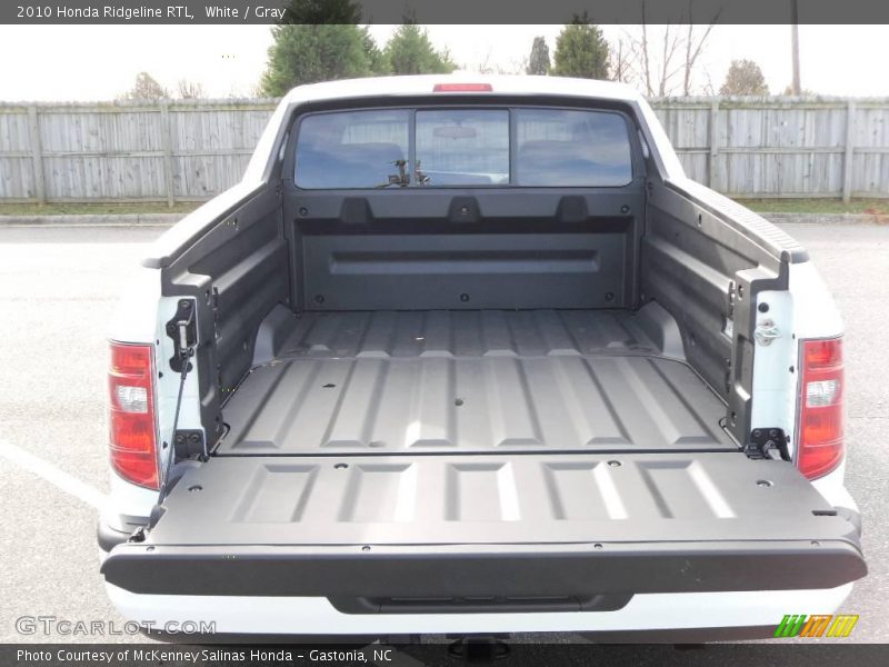White / Gray 2010 Honda Ridgeline RTL
