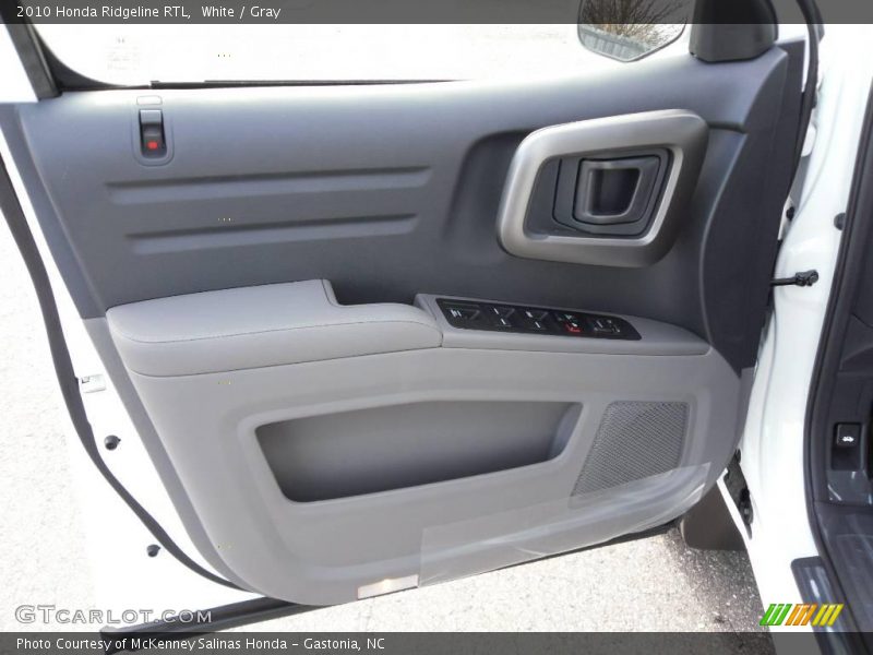 White / Gray 2010 Honda Ridgeline RTL