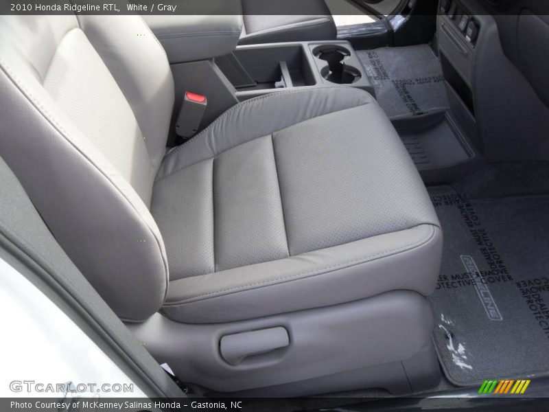 White / Gray 2010 Honda Ridgeline RTL
