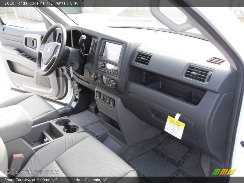 White / Gray 2010 Honda Ridgeline RTL
