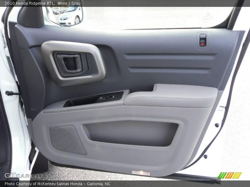 White / Gray 2010 Honda Ridgeline RTL